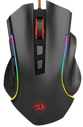 Imagen 7 de 8 de Kit de teclado y mouse gamer Redragon K552RGB-BA Español Latinoamérica de color negro