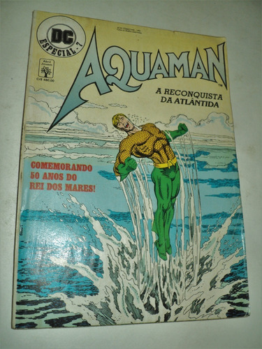 Aquaman - Dc Especial 7 - Abril Jovem - Ano 1991 - G2