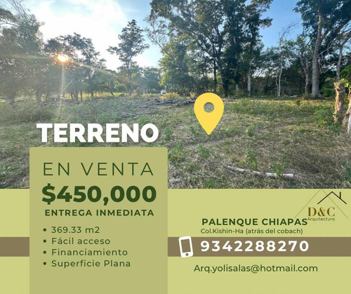 Terreno Con 369.33 Metros Cuadrados