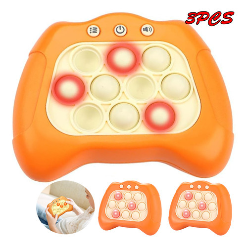 Máquina De Juego De Rompecabezas Rapid Push, Juguete Sensori Color Naranja