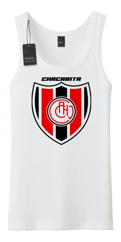 Musculosa Hombre Chacarita Dibujo Art Logo - Dech2