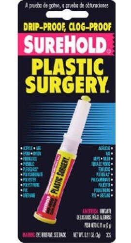 Surehold Sh-302 Cirugía Plástica Adhesiva, 3-gram, Pack De 1