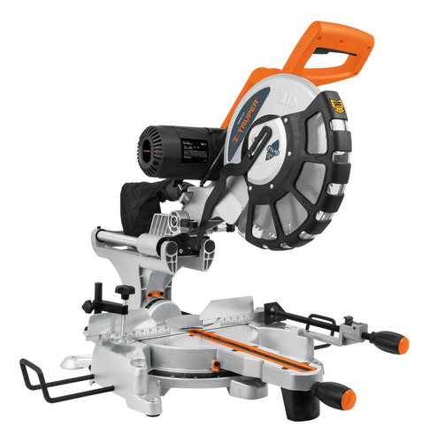 Sierra Ingleteadora Telescópica 12'' 2000 W Truper 12464 Color Naranja Frecuencia 60 127V