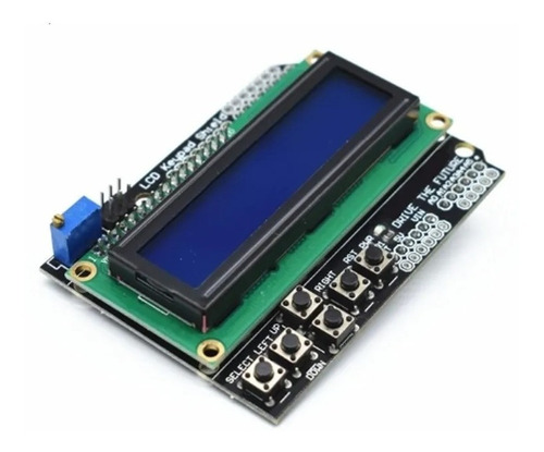 Protetor de tela LCD 16x2 com teclado compatível com Arduino