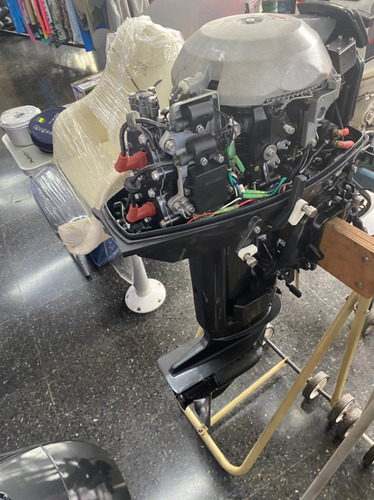 Motor Fuera De Borda Power Tec 25hp Con Arranque Y Comandos