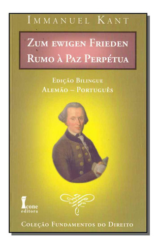 Libro Rumo A Paz Perpetua Edicao Alemao Portugues De Kant Im
