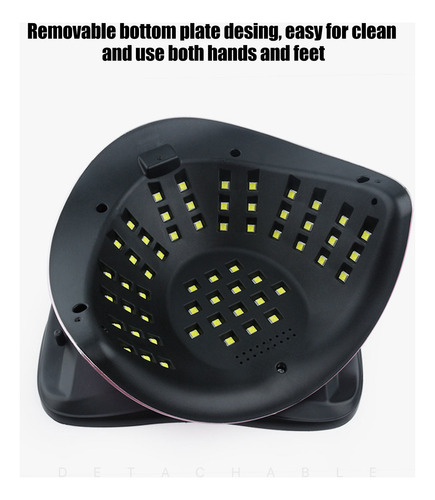 Lámpara De Uñas De Gel Uv Secador Uñas Led Con 57 Leds