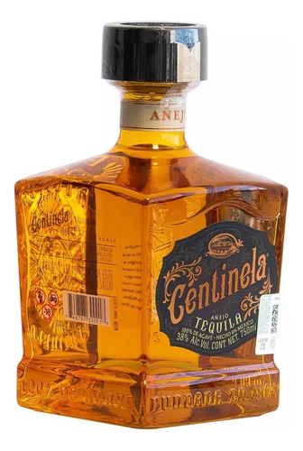Tequila Centinela Añejo Premium 100% Agave 750ml
