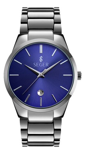 Reloj Hombre Seger 9140 Original Eeuu Vestir Lujoso Elegante