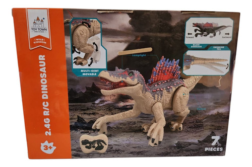 Dinosaurio Rex De Control Remoto Dinasaurio Gris