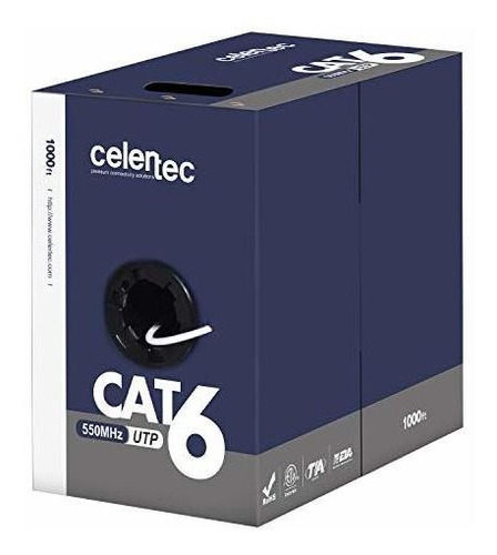 Celertec Cat6 Riser (cmr) Cable Ethernet A Granel, Cobre Des