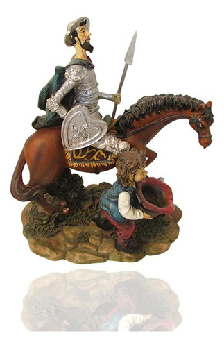 Quijote Y Sancho En Colores 26 Cm