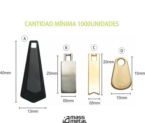 Imagen 7 de 10 de Etiquetas Metálicas Personalizadas X 1000 Unidades