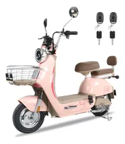 Comprar HONEYWHALE Bicicleta Eléctrica Motor 800W-MAX Velocidad MAX 45KM\u002FH Autonomía 60KM Bateria 20AH Moto Electrico Honey Whale Una Color Rosa pálido