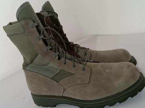 Botas Militar U. S. De Combate 13 R Suela Vibram, Cuero