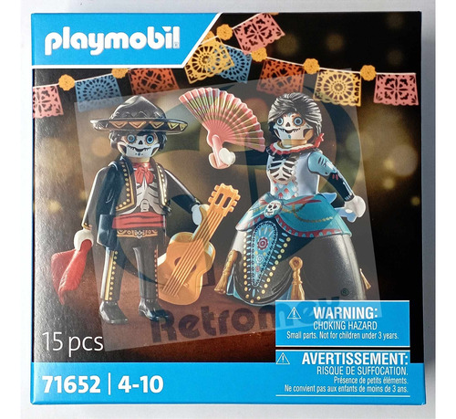 Playmobil Día De Los Muertos Catrines México Con Envió Rtrmx (Reacondicionado)