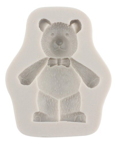 6pcs Molde Silicona Oso Arco Iris Nube Globo Fondant Resina Color Gris