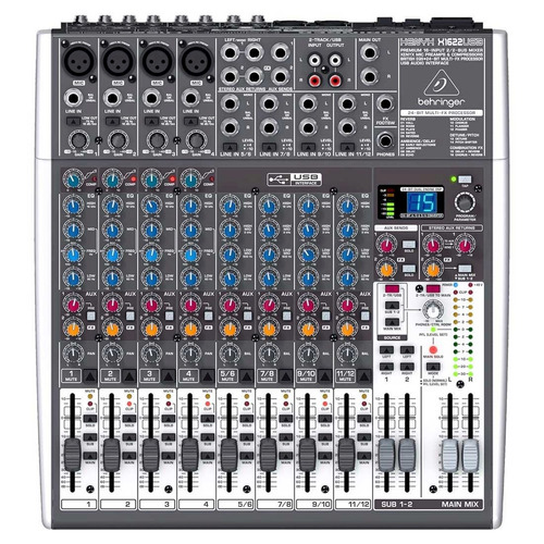 Behringer X1622usb | Mesa De Som 12 Canais