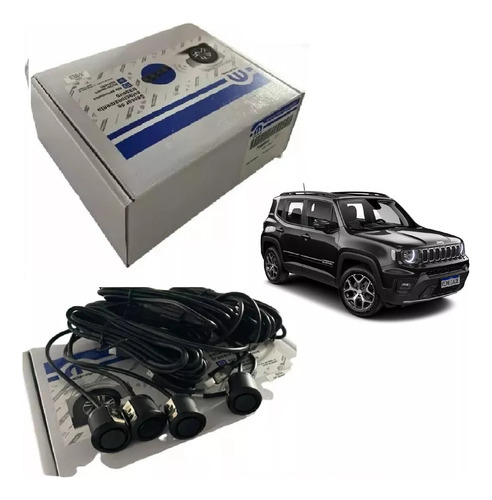 Kit Sensor Estacionamento Traseiro Jeep Renegade