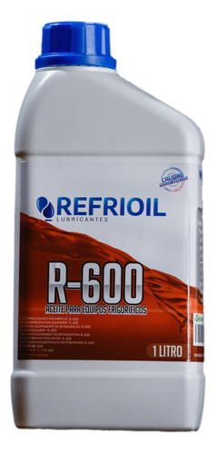 Aceite Para Equipo Frigorificos R600 Refrigeracion 1l Repjul