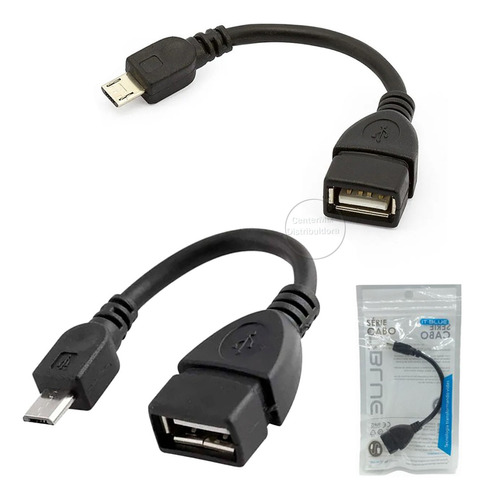 Kit 20 Cabos Adaptador Otg Micro-usb V8