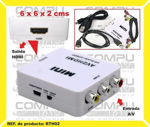 ADAPTADOR HDMI A RCA ETOUCH