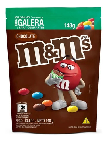 Chocolate Confeito M&ms Ao Leite 148gr - Mars