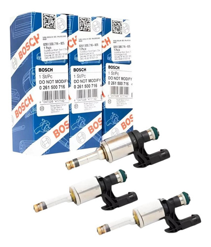 3 Bicos Injetor Para Vw T-cross, Virtus, Polo, Up Tsi Gdi