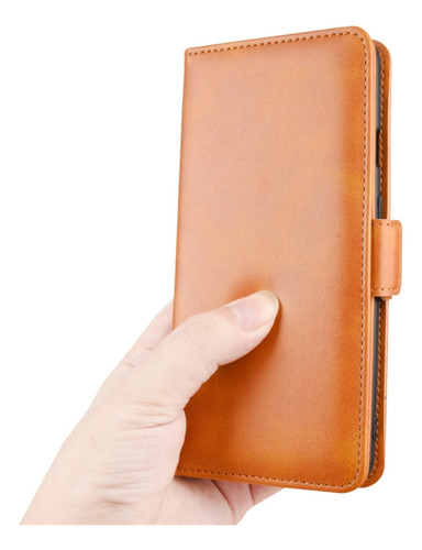 Capa Tpu De Couro Dobrável Horizontal Preta Para Oneplus Nor