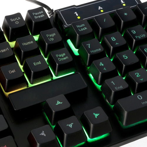 Teclado Gamer Semi Mecânico Led Iluminado Abnt2 Usb Pc T9