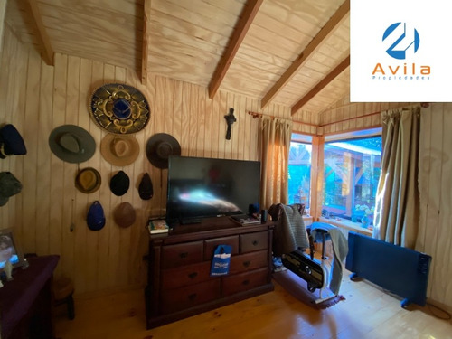 Pucón Terreno 553 M2 C/ Casa 88m2 Sector Quelhue Cod.vtin067
