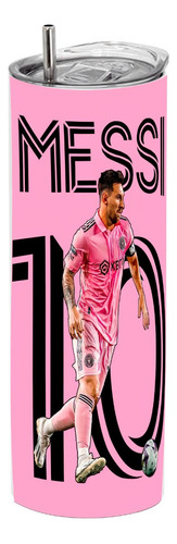 Termo Skinny Café 20 Oz - Lionel Messi Miami #11