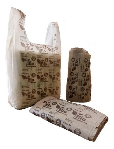 Bolsa Camiseta Plastico Polipapel Biodegradable Vitabag 1 Kg