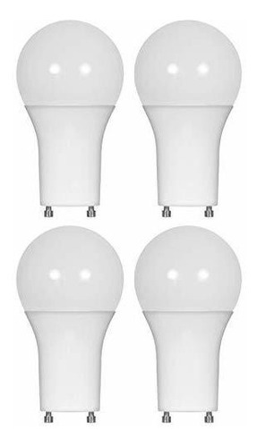 Focos Led - (4 Pack) Led Gu24 Base, A19 Shape Light Bulbs 9.