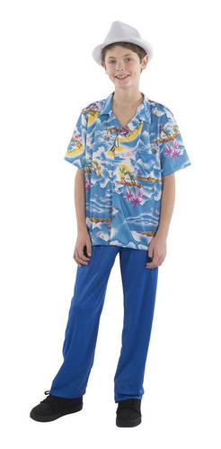 Disfraz Talla Medium (8|10) Para Niño De Outfit Hawaiano