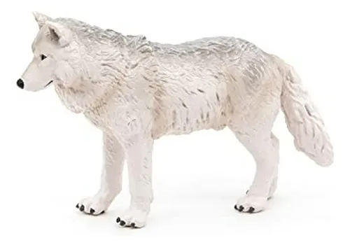 Figura Coleccionable: Lobo Polar Papo.