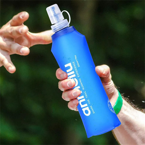Botella De Agua Soft Flask Tpu De 500 Ml Para Correr Y Andar