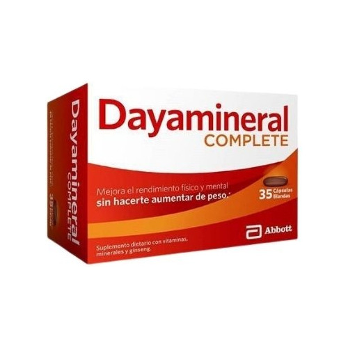 Multivitamínico Dayamineral X 35 Cap. Abbott® Sabor Neutro