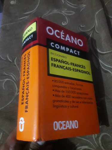 Libro Diccionario Oceano Compacto Español Francés 