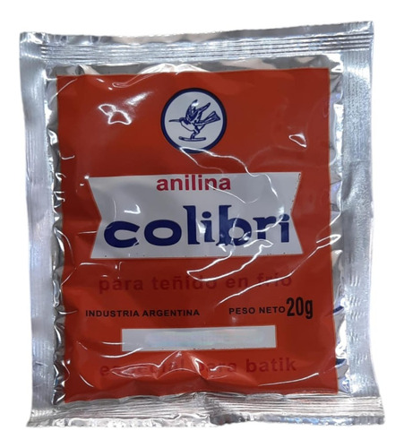 Anilina Para Teñir Ropa Todos Los Colores Colibri