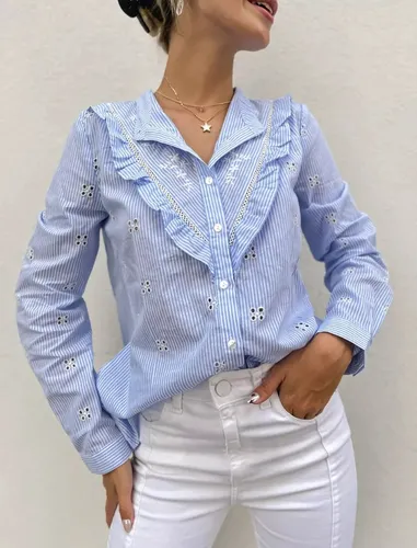 Camisas de mujer rayadas new arrivals