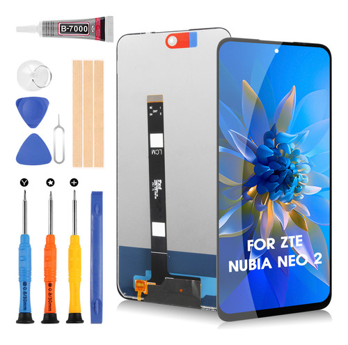 Pantalla Táctil Display Lcd Para Zte Nubia Neo 2 Z2352n Color Negro