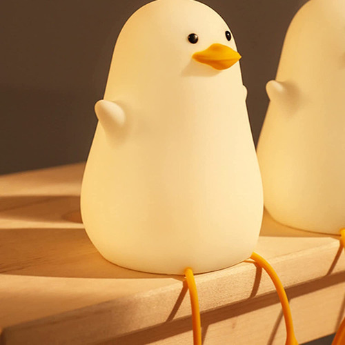 Luz Nocturna Led De Pato Luz Nocturna De Silicona Para Niños