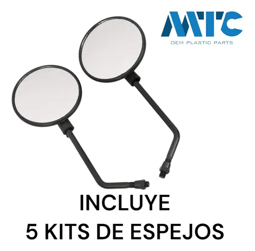 5 Kits Espejos Para Honda Xr150 / Xr190 Mtc