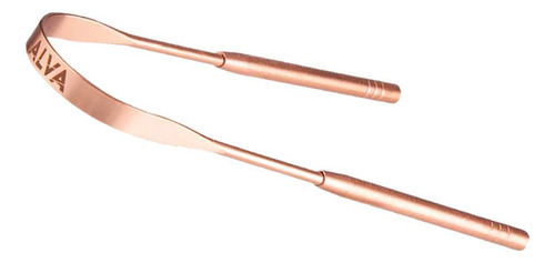 Raspador Limpador De Língua 100% Cobre Alva Ayurveda