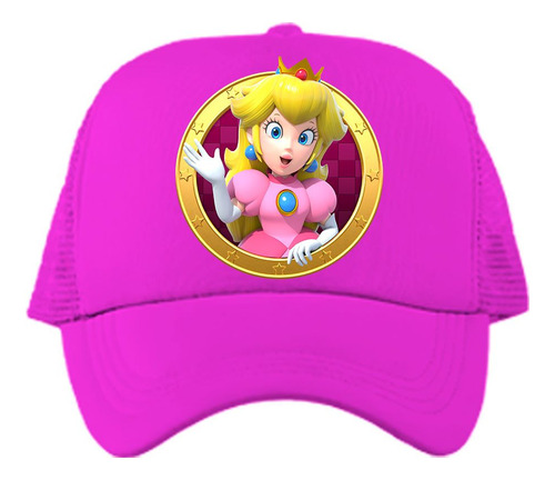 Gorra Mario Bros Moneda Personajes Luigi Toad Peach Killroy