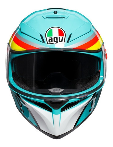 Casco Agv K-3 Sv Replica Mir 2017 Certificado Ece2205 Sharp Color Azul/amarillo Tamaño Del Casco L (59 - 60 Cm