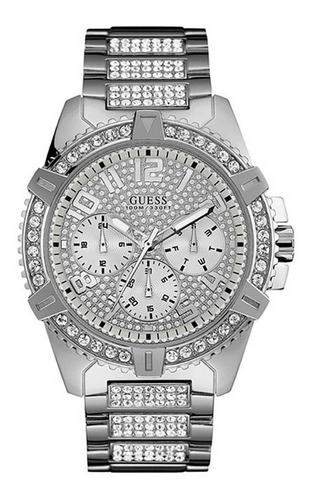 Reloj Guess Frontier Caballero W0799g1 Plateado
