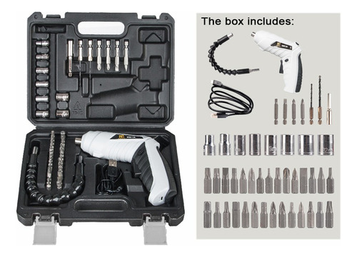 Destornillador Electrico Taladro Electrico Inalámbrico 3.6v