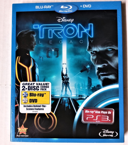  Blu Ray: Tron: Legacy  ( Tron: El Legado )